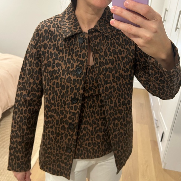 DL1961 Jackets & Blazers - DL1961 Leopard Print Jacket & Bustier